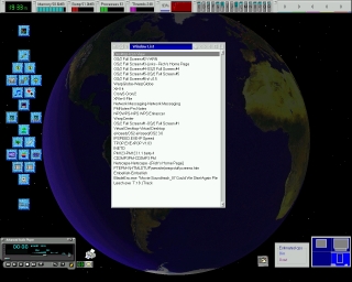 OS/2 Warp 4 desktop showing Task List...