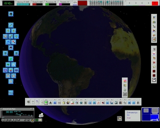 OS/2 Warp 4 desktop showing WarpPad